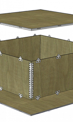 Embalagem De Madeira Para Máquinas