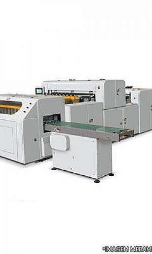 Máquina de cortar papel industrial